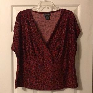 Black and Red Blouse